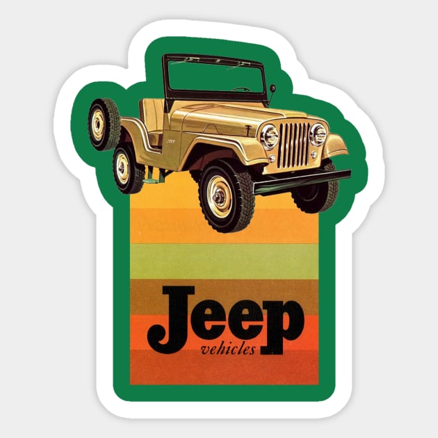 Jeep CJ-5 Graphic Sticker by Drafted Offroad